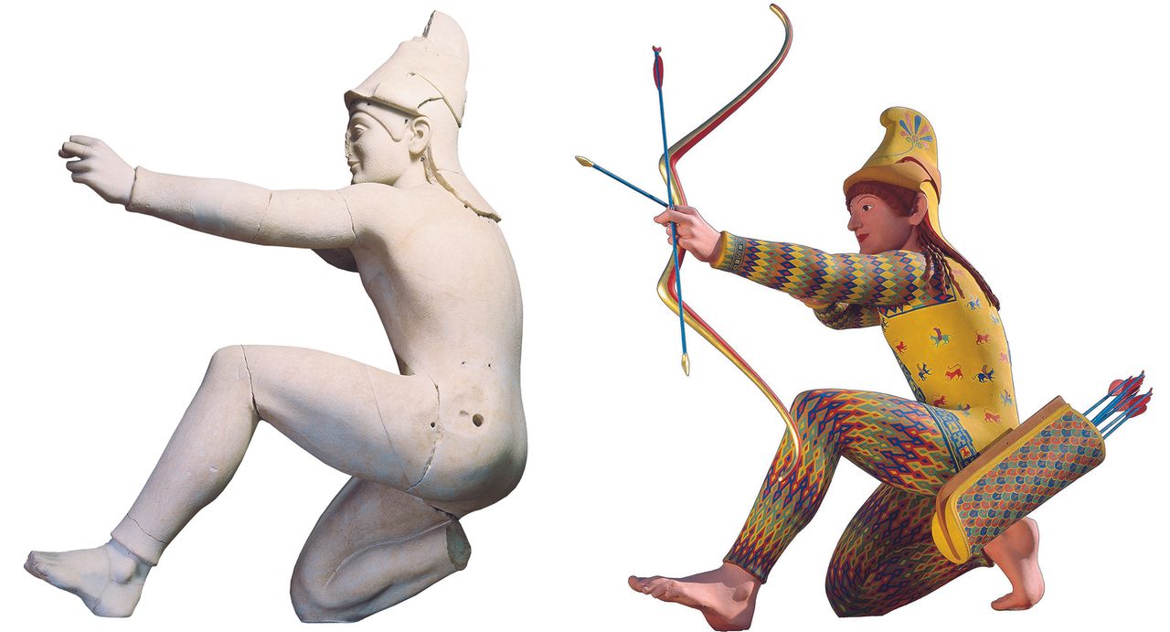 Rediscovering the Blazingly Bright Colors of Ancient Sculptures