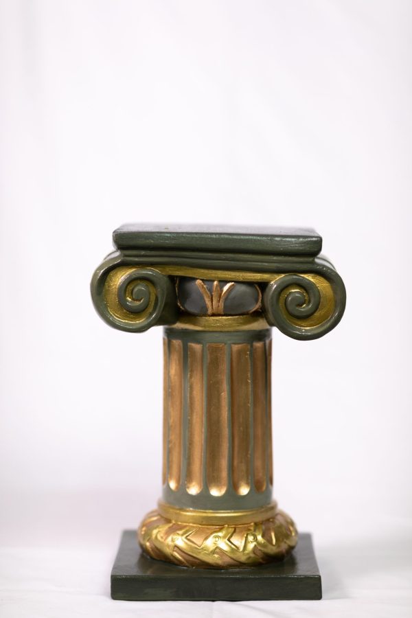 Greek Column with Golden Figurine - Image 5